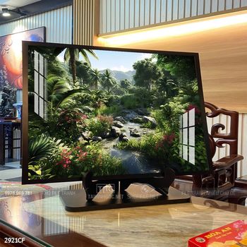 Tranh cà phê đẹp ấn tượng