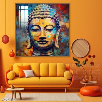 File tranh Phật giáo decor trang trí tường nhà phòng thờ