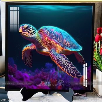 Tranh cá heo decor trang trí tường nhà