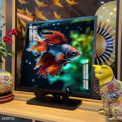 Tranh cá chép hoa sen