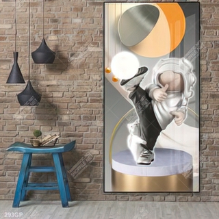 Tranh phi hành gia decor trang trí tường