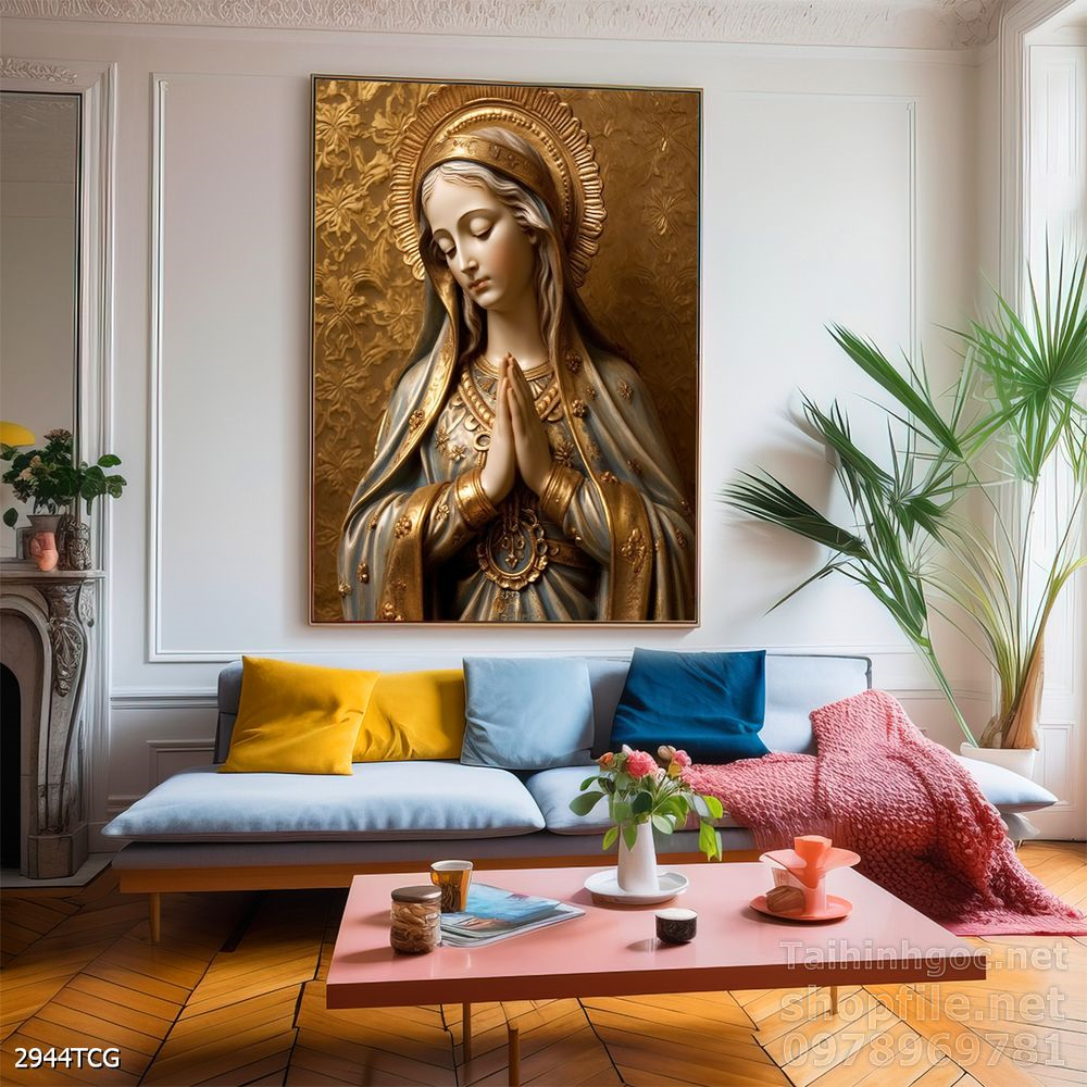 Tranh decor trang trí tường công giáo