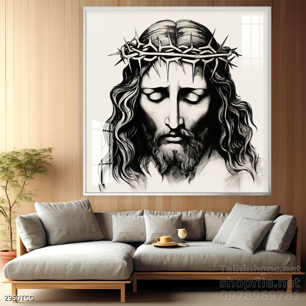 Tranh tranh trí tường công giáo sang trọng