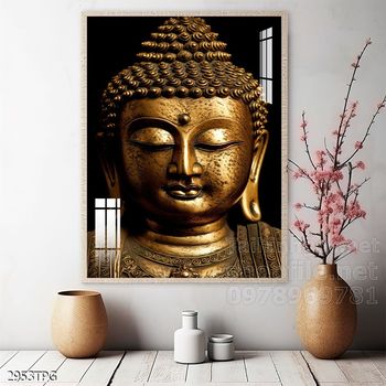 File tranh Phật giáo decor trang trí tường nhà phòng thờ