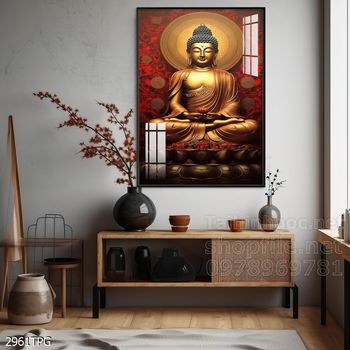 File tranh Phật giáo decor trang trí tường nhà phòng thờ