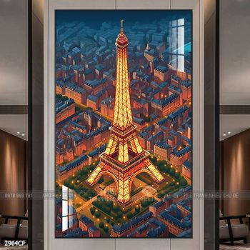 Tranh trang trí quán cafe, quán nước hiện đại