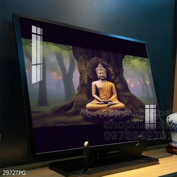 File tranh Phật giáo decor trang trí tường nhà phòng thờ