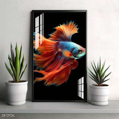 Tranh cá chép hoa sen đẹp mang nhiều ý nghĩa