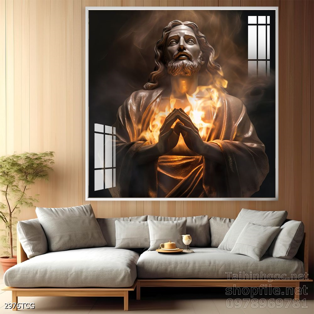 Tranh tranh trí tường công giáo sang trọng