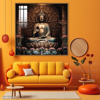 File tranh Phật giáo decor trang trí tường nhà phòng thờ