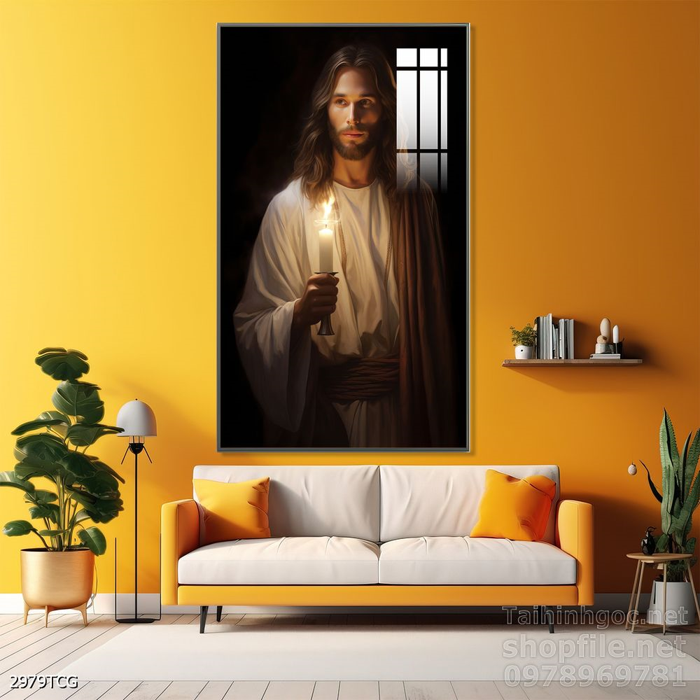 File tranh công giáo decor trang trí tường phòng thờ
