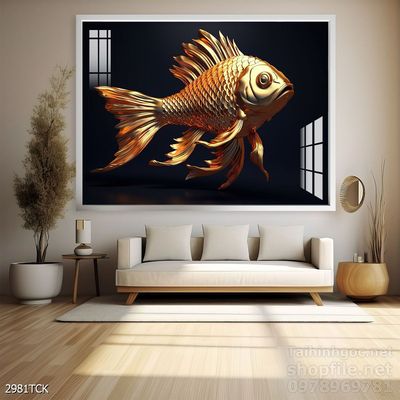 File tranh cá chép hoa sen mẫu mới nhất