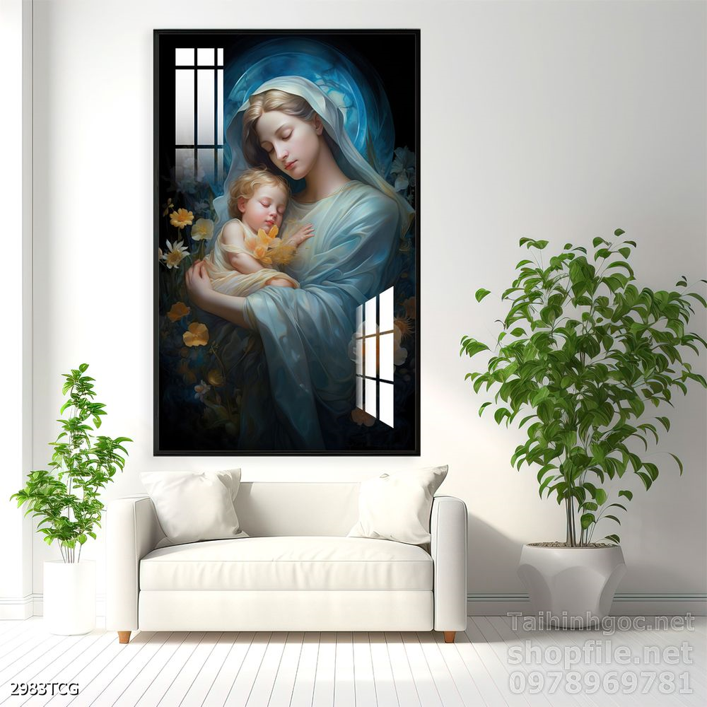 Tranh decor trang trí tường công giáo