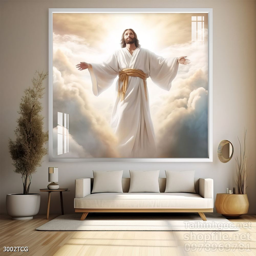 Tranh tranh trí tường công giáo sang trọng