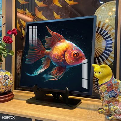 Tranh cá chép hoa sen đẹp mang nhiều ý nghĩa