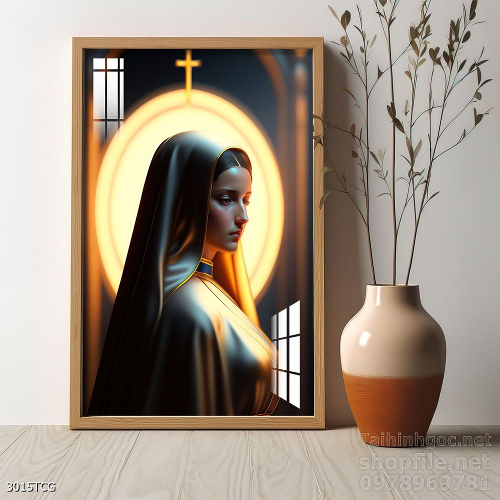 Tranh tranh trí tường công giáo sang trọng