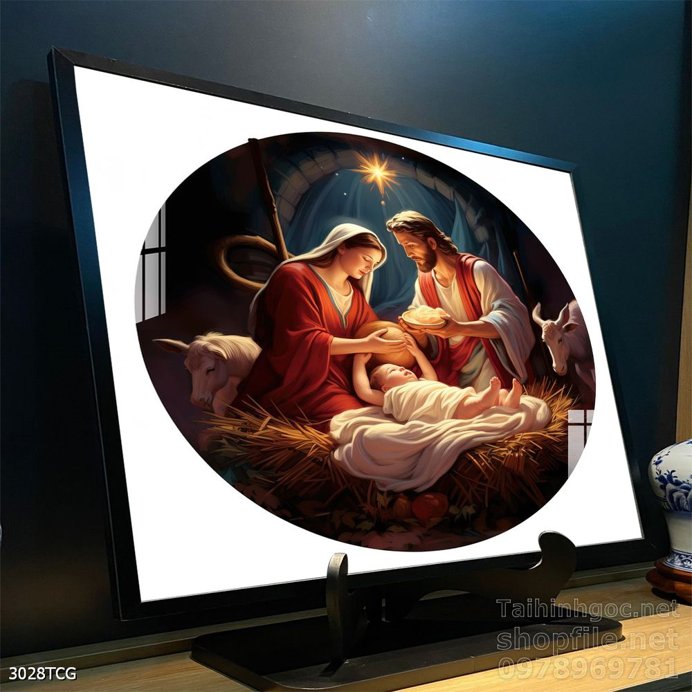 Tranh tranh trí tường công giáo sang trọng