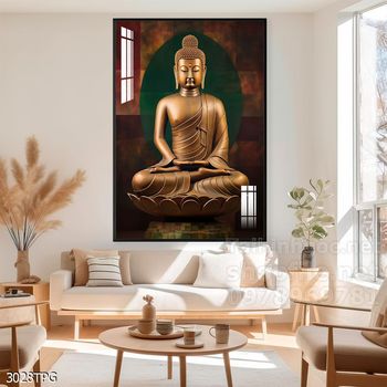 Tranh tranh trí tường phật giáo sang trọng