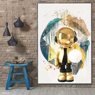 File tranh psd phi hành gia đẹp ấn tượng