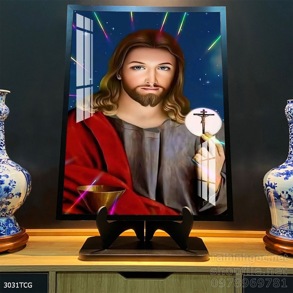 File tranh công giáo decor trang trí tường phòng thờ