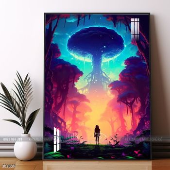 Tranh phi hành gia đẹp