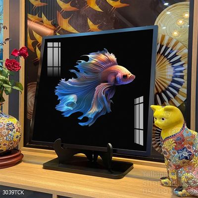 Tranh cá chép hoa sen cực đẹp