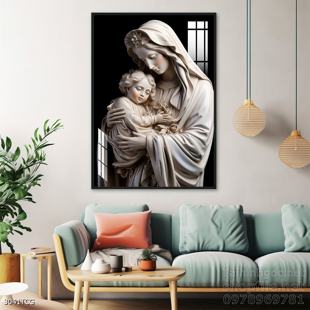 Tranh tranh trí tường công giáo sang trọng