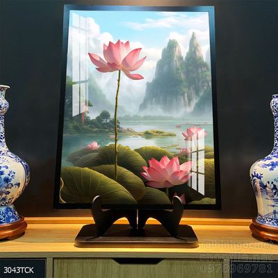 File tranh cá chép hoa sen mẫu mới nhất