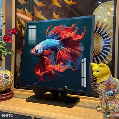 Tranh cá chép hoa sen