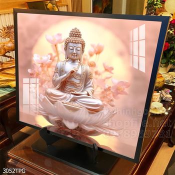 File tranh Phật giáo decor trang trí tường nhà phòng thờ