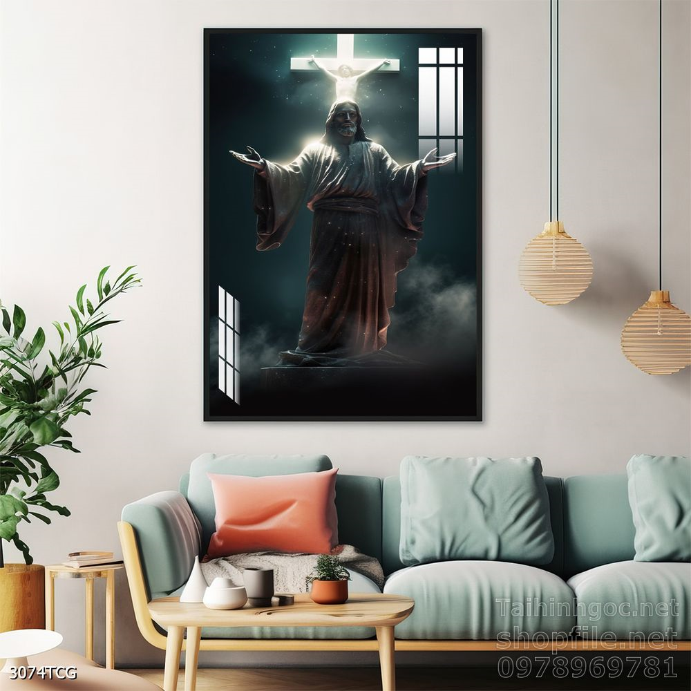 Tranh decor trang trí tường công giáo