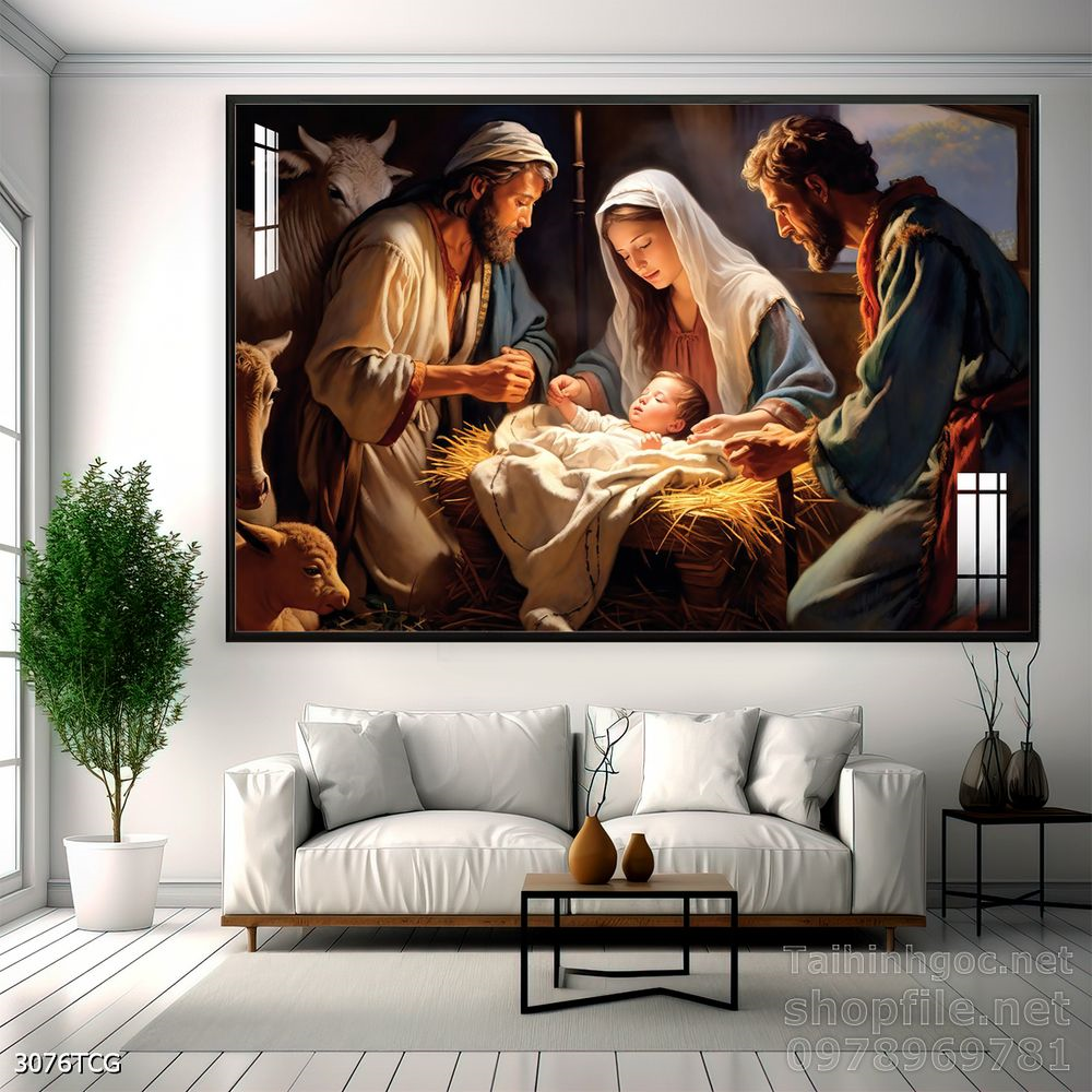 Tranh công giáo treo tường trang trí