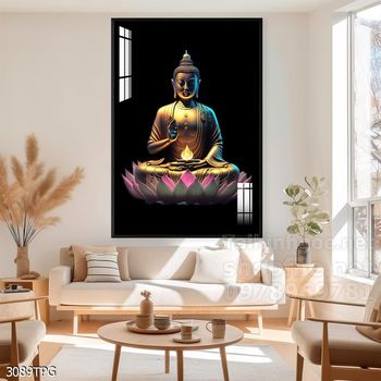 File tranh Phật giáo decor trang trí tường nhà phòng thờ