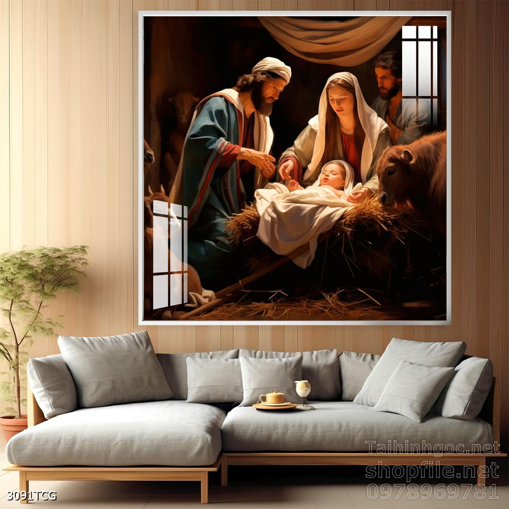 Tranh công giáo decor trang trí tường