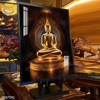 File tranh Phật giáo decor trang trí tường nhà phòng thờ