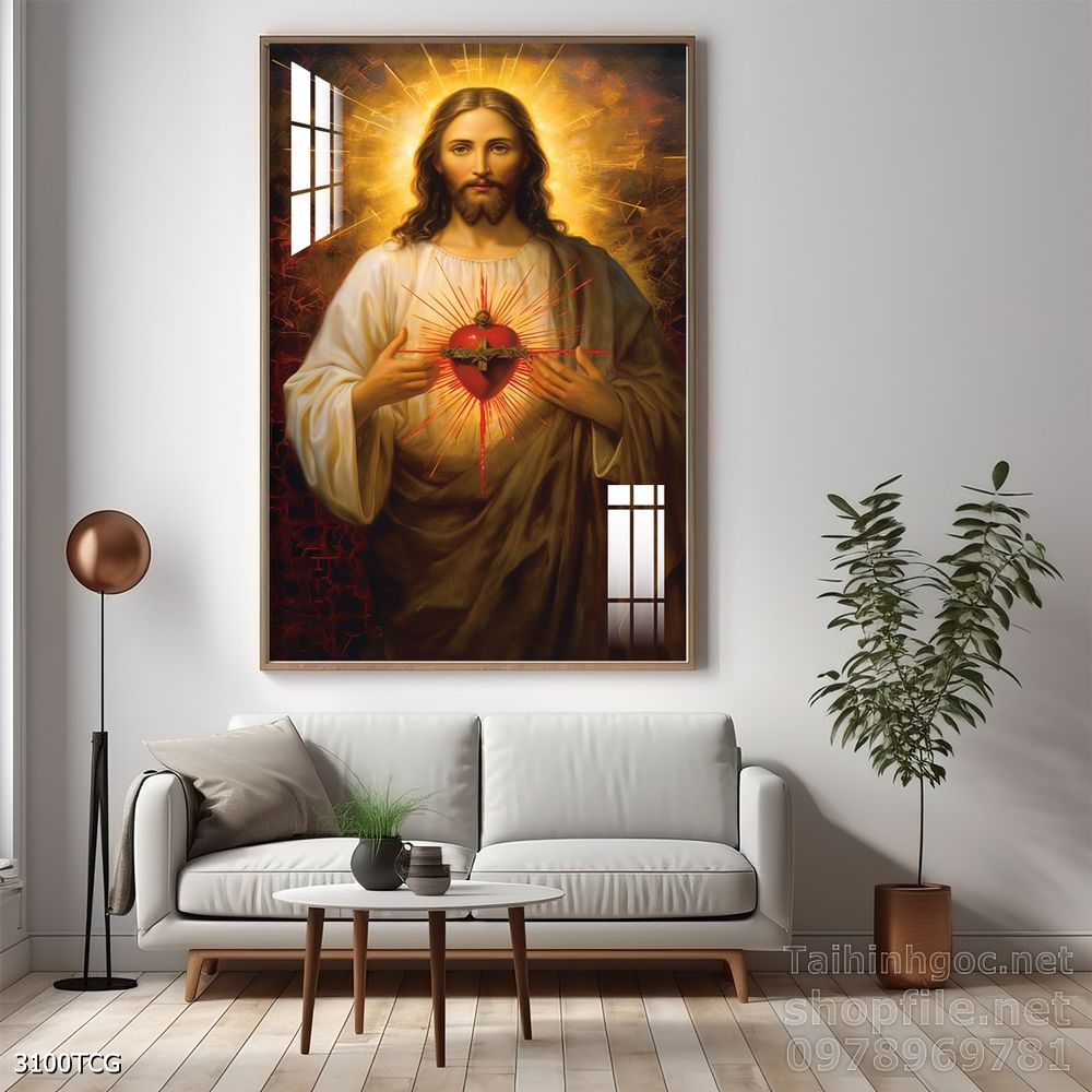 Tranh decor trang trí tường công giáo