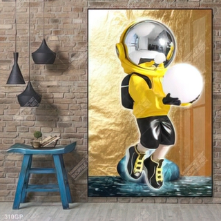 Tranh phi hành gia decor trang trí tường nhà Tranh phi hành gia decor trang trí tường nhà