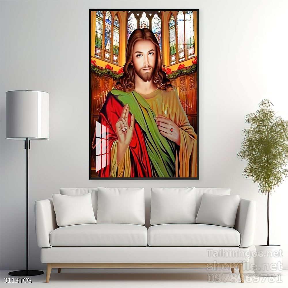 Tranh decor trang trí tường công giáo