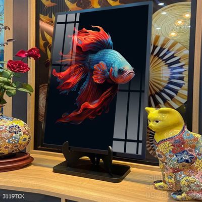 Tranh cá chép hoa sen treo tường mang nhiều ý nghĩa