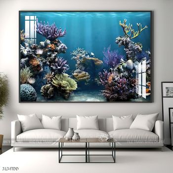 Tranh cá heo đại dương