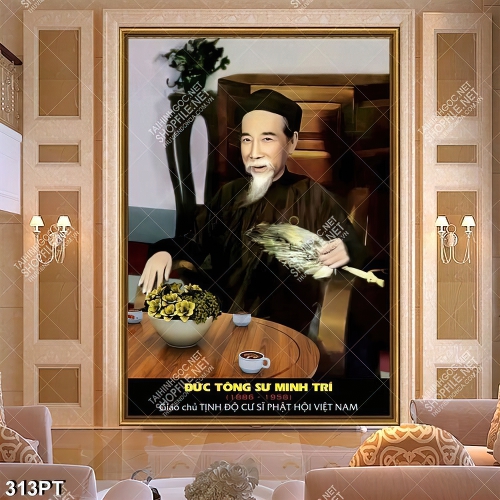 Tranh thờ Đức Tông Sư Minh Trí