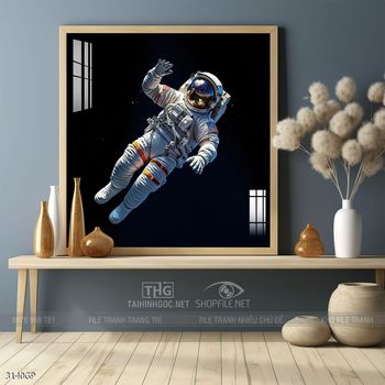 Tranh treo tường nghệ thuật phi hành gia