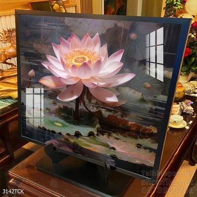 Tranh cá chép hoa sen