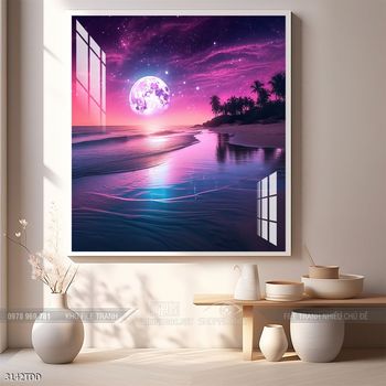 Tranh cá heo đẹp độc đáo