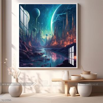 Tranh cá heo đẹp