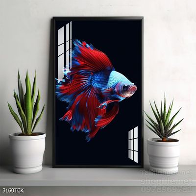 Tranh cá chép hoa sen