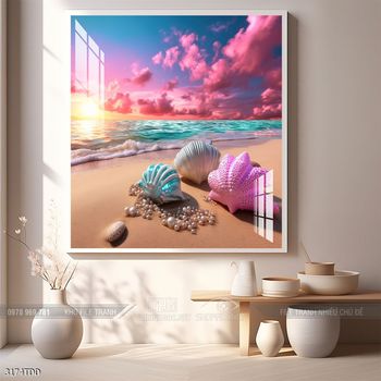 Tranh cá heo đại dương