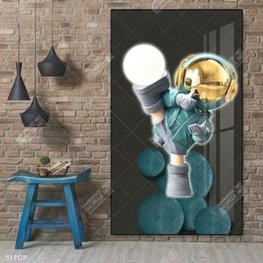Tranh nghệ thuật phi hành gia trang trí tường nhà