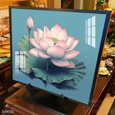 Tranh cá chép hoa sen đẹp mang nhiều ý nghĩa