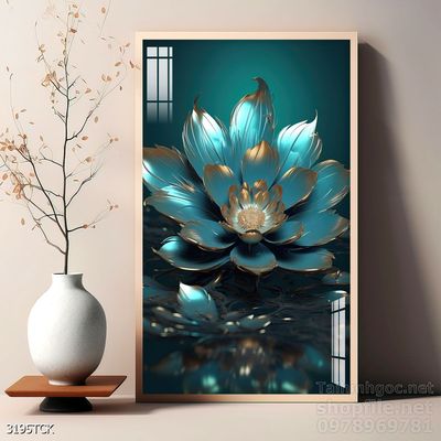 Tranh cá chép hoa sen